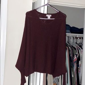 Maroon sweater